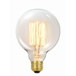 Globe Electric 60 W G30 Vintage Incandescent Bulb E26 (Medium) Amber 1 pk