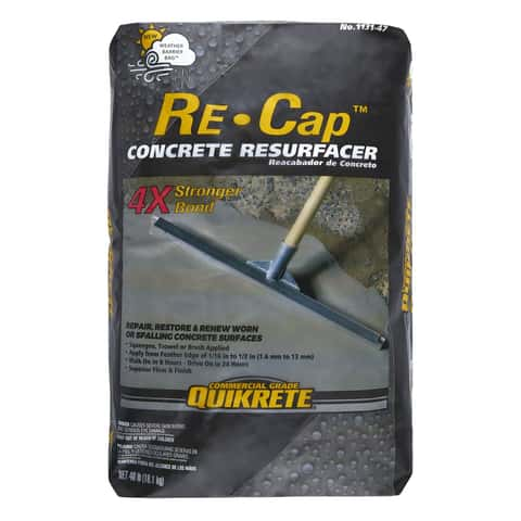 Quikrete Re-Cap Concrete Resurfacer 40 lb Gray - Ace Hardware