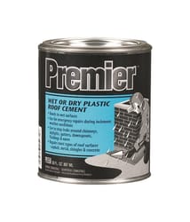 Premier Black Asphalt Wet/Dry Surface Roof Cement 30 oz