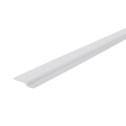 M-D Building Products White Vinyl Weatherstrip For Garage Doors 108 in. L X 0.25 in.