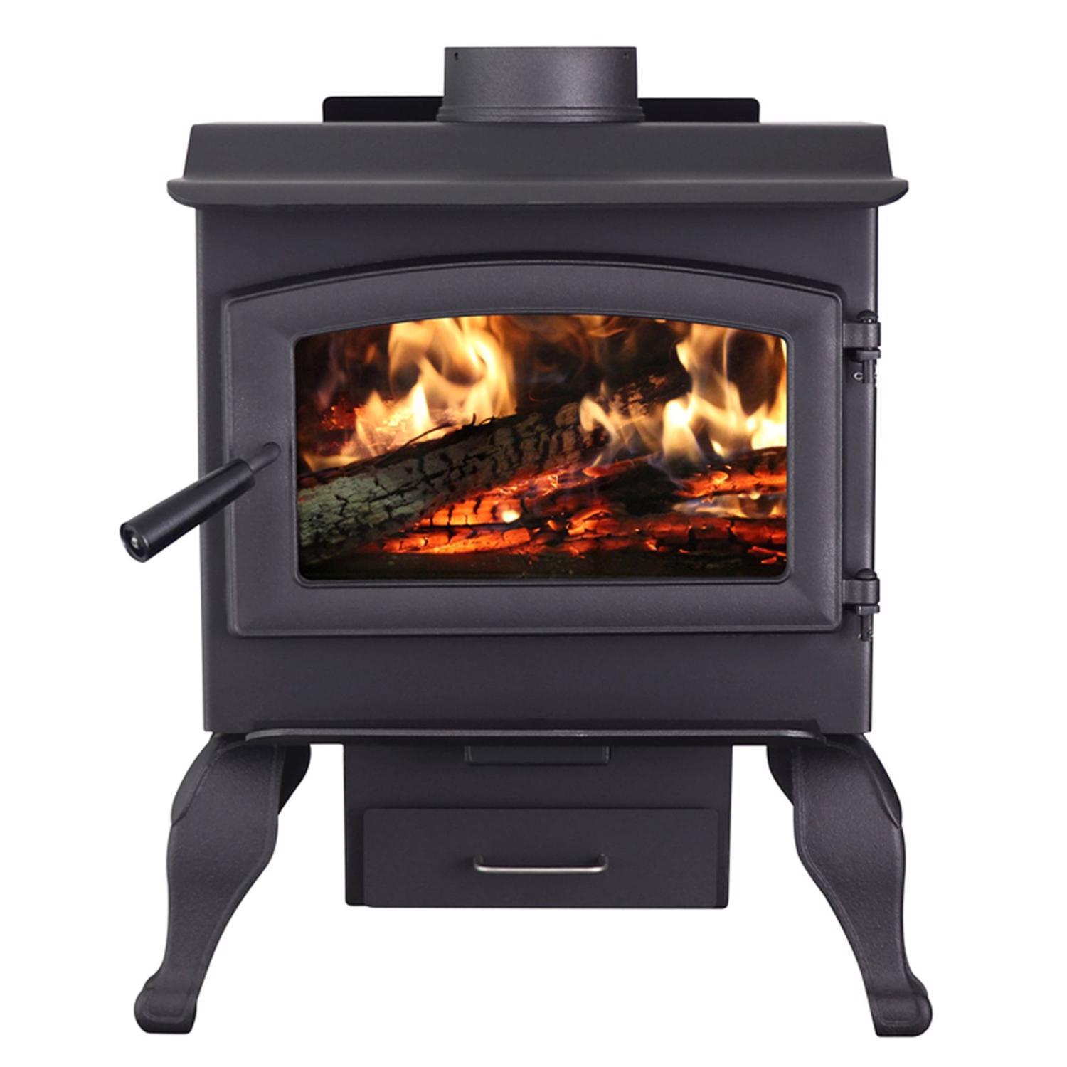 US Stove EPA Certified 1200 sq ft Classic Wood Burning Stove -  US1100E-L