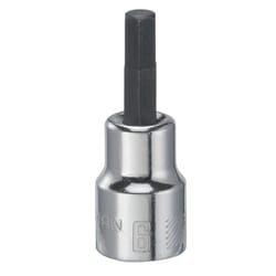 Craftsman 6 mm S X 3/8 in. drive S Standard Hex Bit Socket 1 pc