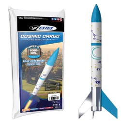 Estes Cosmic Cargo Model Rocket Kit Blue/White 1 pc