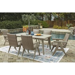 Signature Design by Ashley Carisbo Brown Aluminum Frame Casual Rocking Chair Brown