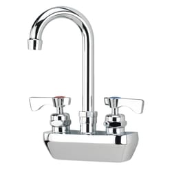 Krowne Royal Series Chrome Industrial Bathroom Faucet 4 in.