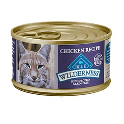 Blue Buffalo Wilderness All Ages Chicken Pate Cat Food Grain Free 5.5 oz
