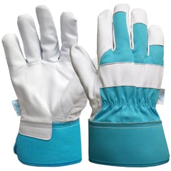 Digz Women's Indoor/Outdoor Gardening Gloves Blue M 1 pk