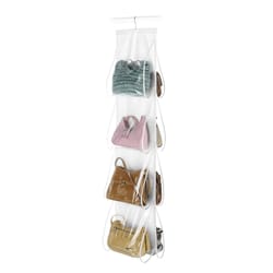 Whitmor 48 in. H X 12 in. W X .05 in. L Plastic Purse Organizer