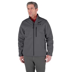 Milwaukee S Unisex Heated Jacket with Charger/Power Source Only Gray