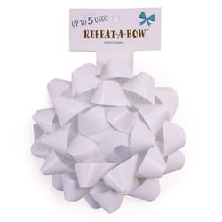 Hennessy Gift Wrap Repeat-A-Bow White Gift Bows