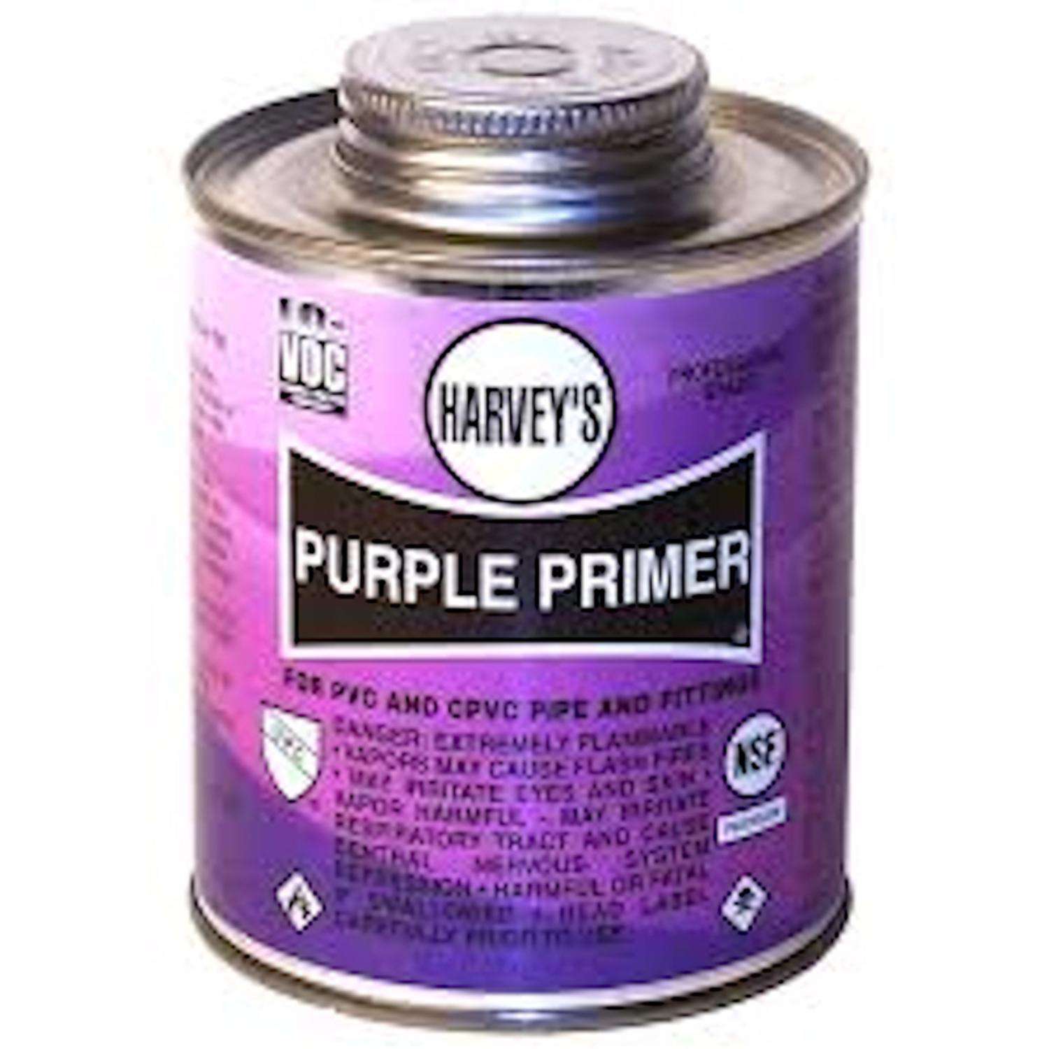 Harvey's Purple Primer For CPVC/PVC 16 oz Ace Hardware