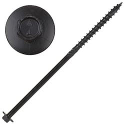 Screw Products, Inc. YUKON #18 in. X 7 in. L Hex Black Steel Lag Screw 50 pk