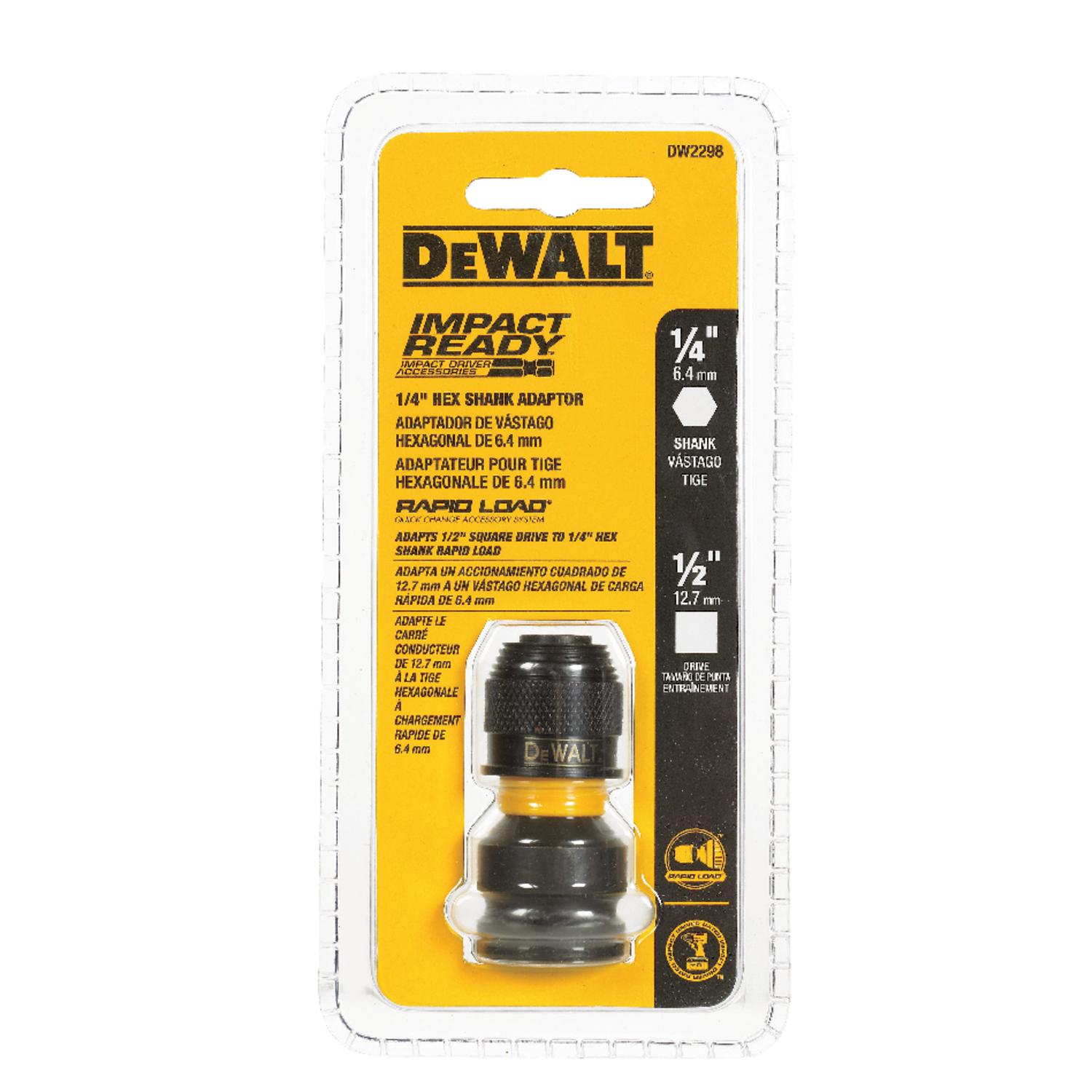 Photos - Screwdriver DeWALT Impact Ready Rapid Load Adapter 1 pc DW2298 