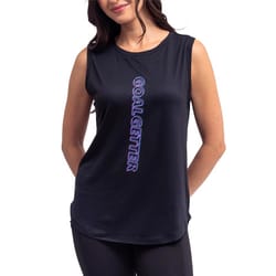 FitKicks L Sleeveless Women's Black Tank Top