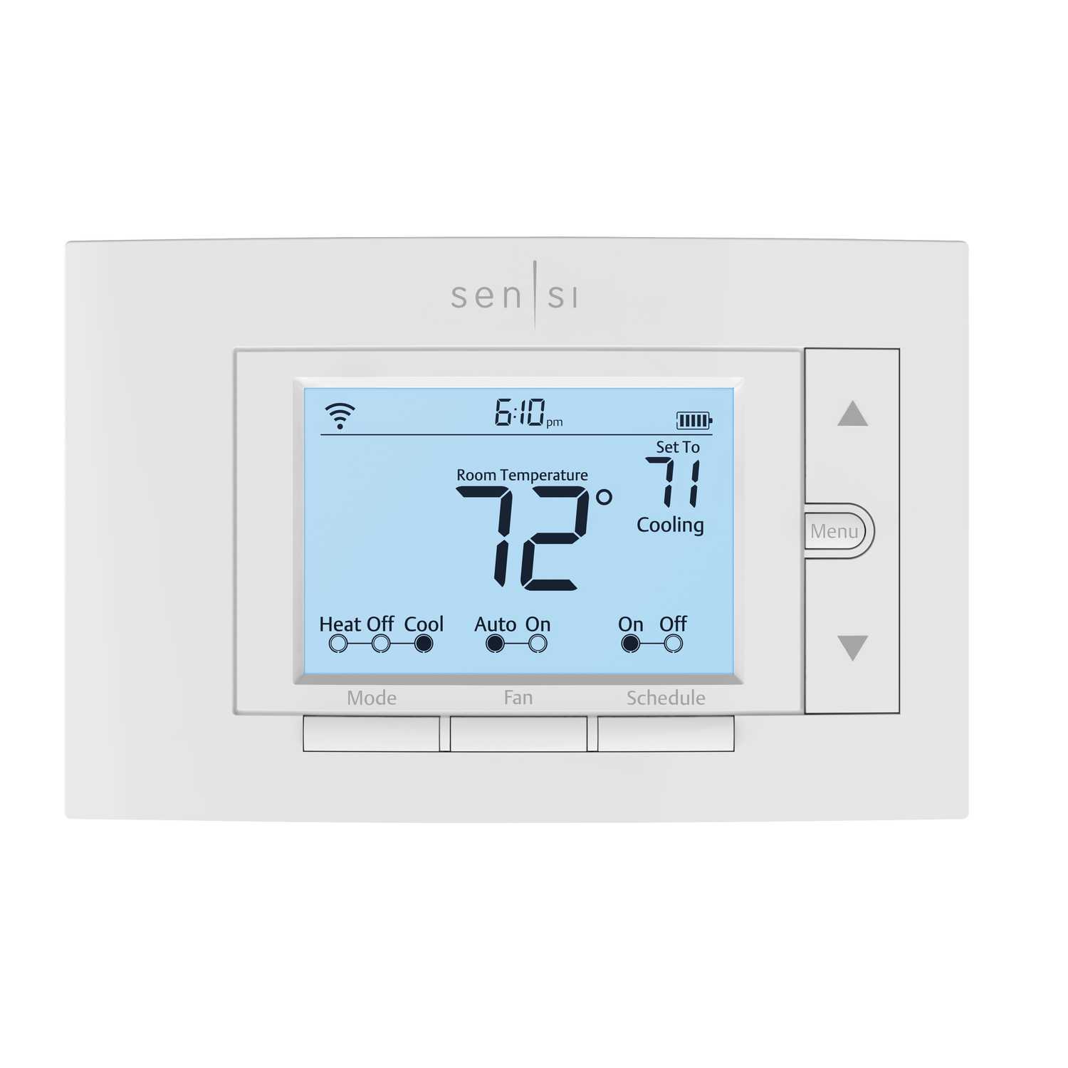 Sensi Classic Built In WiFi Heating and Cooling Touch Screen Smart