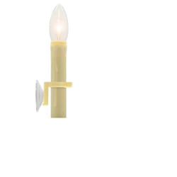 Celestial Lights LED Warm White LED Battery Operated Taper Candle 9 in.