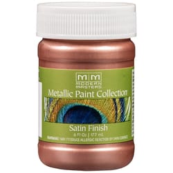 Modern Masters Satin Rose Gold Water-Based Metallic Paint Exterior and Interior 6 oz