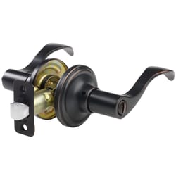 Ace Wave Lever Oil Rubbed Bronze Privacy Lockset 1-3/4 in.