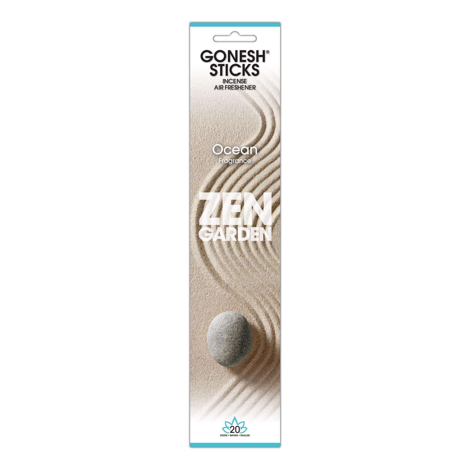Gonesh Zen Garden Gray Ocean Scent Sticks Incense 1 oz Ace Hardware