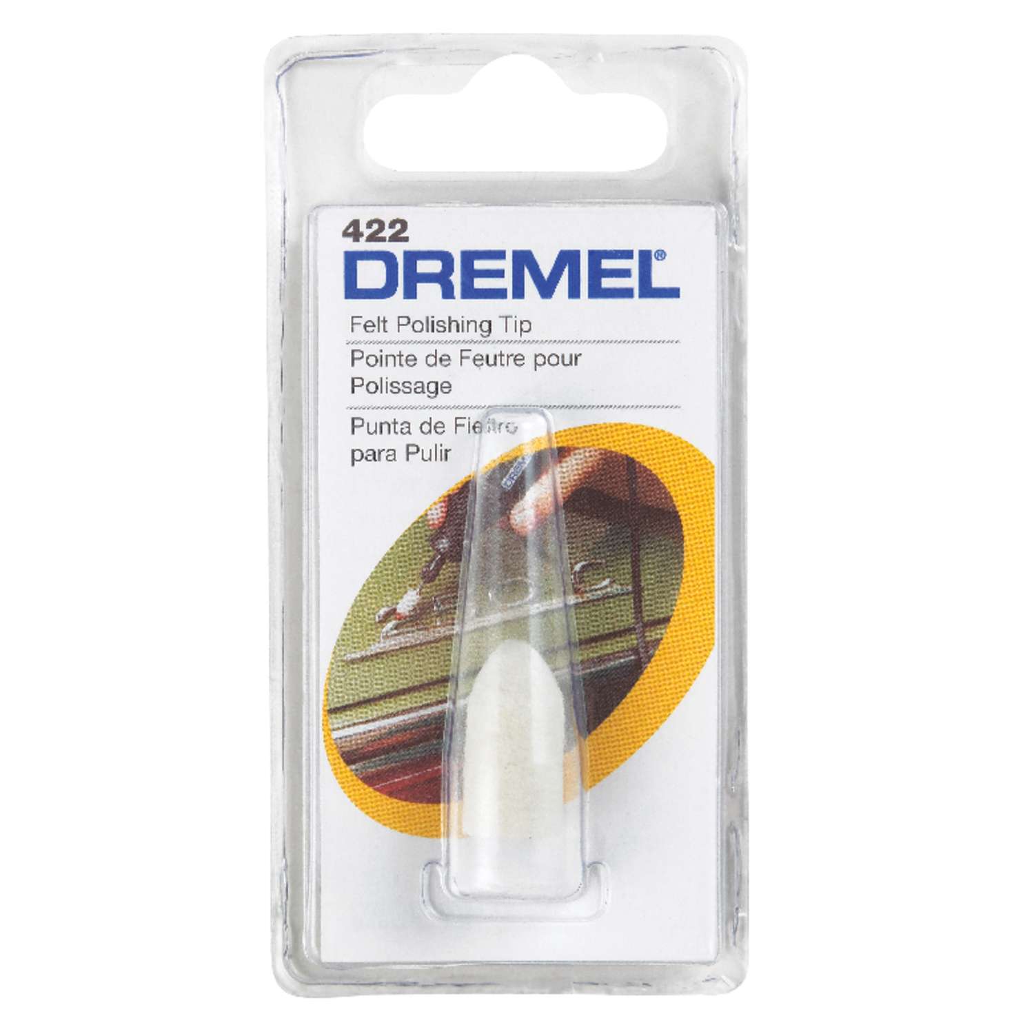 Dremel 3/8 in. X 1 in. L Felt Felt Polishing Tip 1 pk Ace Hardware