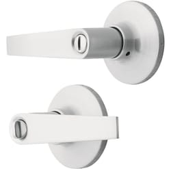 Ace Straight Lever Satin Privacy Lockset 1-3/4 in.