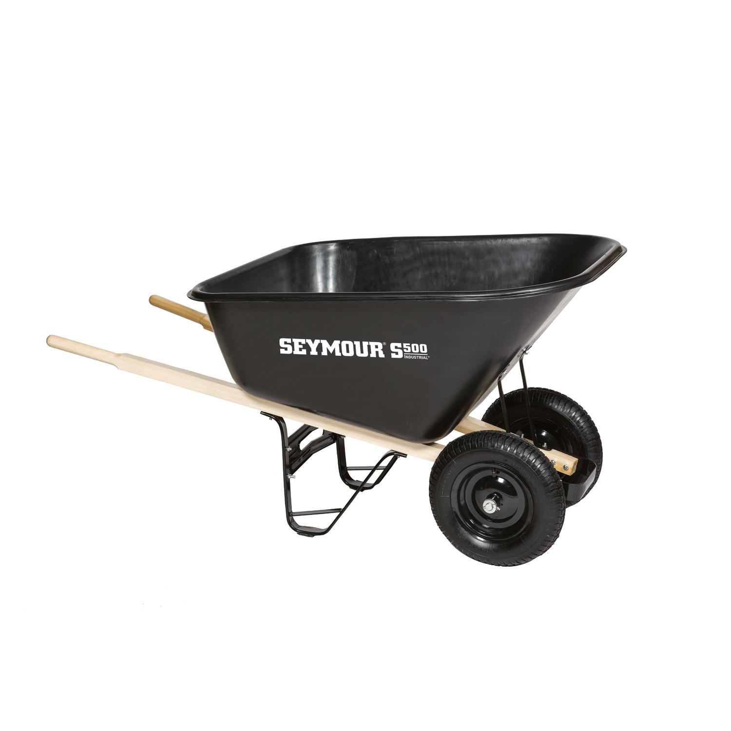 Seymour S500 Industrial Poly Wheelbarrow 10 cu ft Mfr 85765 Ace Hardware