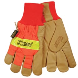 Kinco Men's Outdoor Hi-Viz Work Gloves Orange L 1 pair