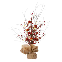 Glitzhome Valentine's Berry Heart Table Tree Foam 1 pc