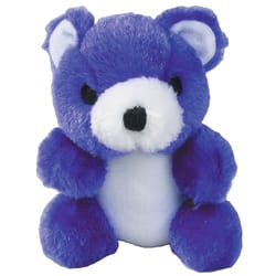 Boss Pet Zanies Assorted Plush Binky Bear Dog Toy 4.75 in. 1 pk