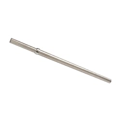 Lido 72 in. L X 1-3/8 in. D Adjustable Brushed Stainless Steel Closet Rod