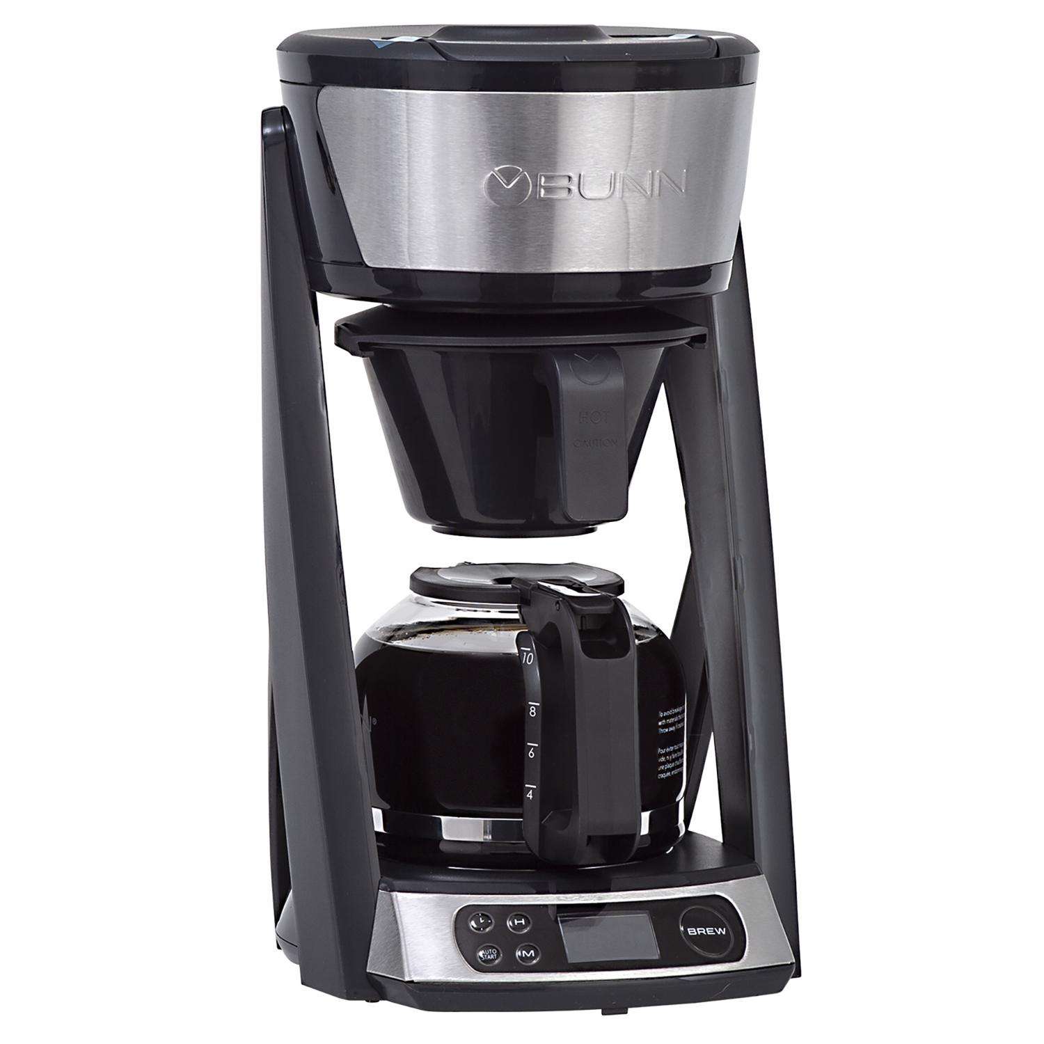 BUNN Heat N' Brew 10 cups Black/Silver Coffee Maker - Ace Hardware