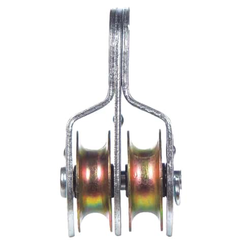 Campbell 2 in. D Zinc Plated Steel Fixed Eye Single Sheave Rigid Eye Pulley Campbell 2 in. D Zinc Plated Steel Fixed Eye Single Sheave Rigid Eye Pulley