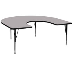 Flash Furniture Contemporary 60 in. W X 66 in. L Horseshoe Activity Table