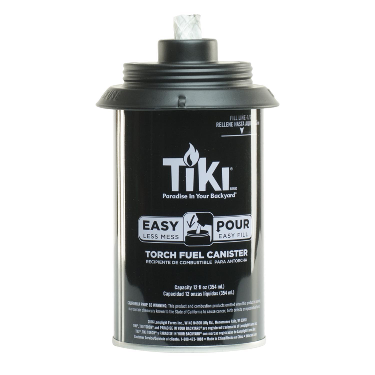 TIKI Easy Pour Citronella Torch Fuel Black 12 oz Mfr