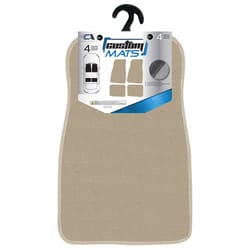 Custom Accessories Brown Carpet Auto Floor Mats 4 pk