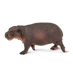 Safari Ltd. Wild Safari Pygmy Hippo Toy Brown