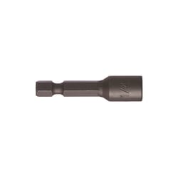 Big Timber 1/4 in. X 1-3/4 in. L Steel Magnetic Nut Setter 50 pc