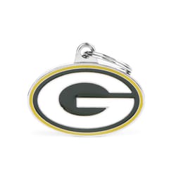 MyFamily NFL Black/White Green Bay Packers Metal Pet Tags