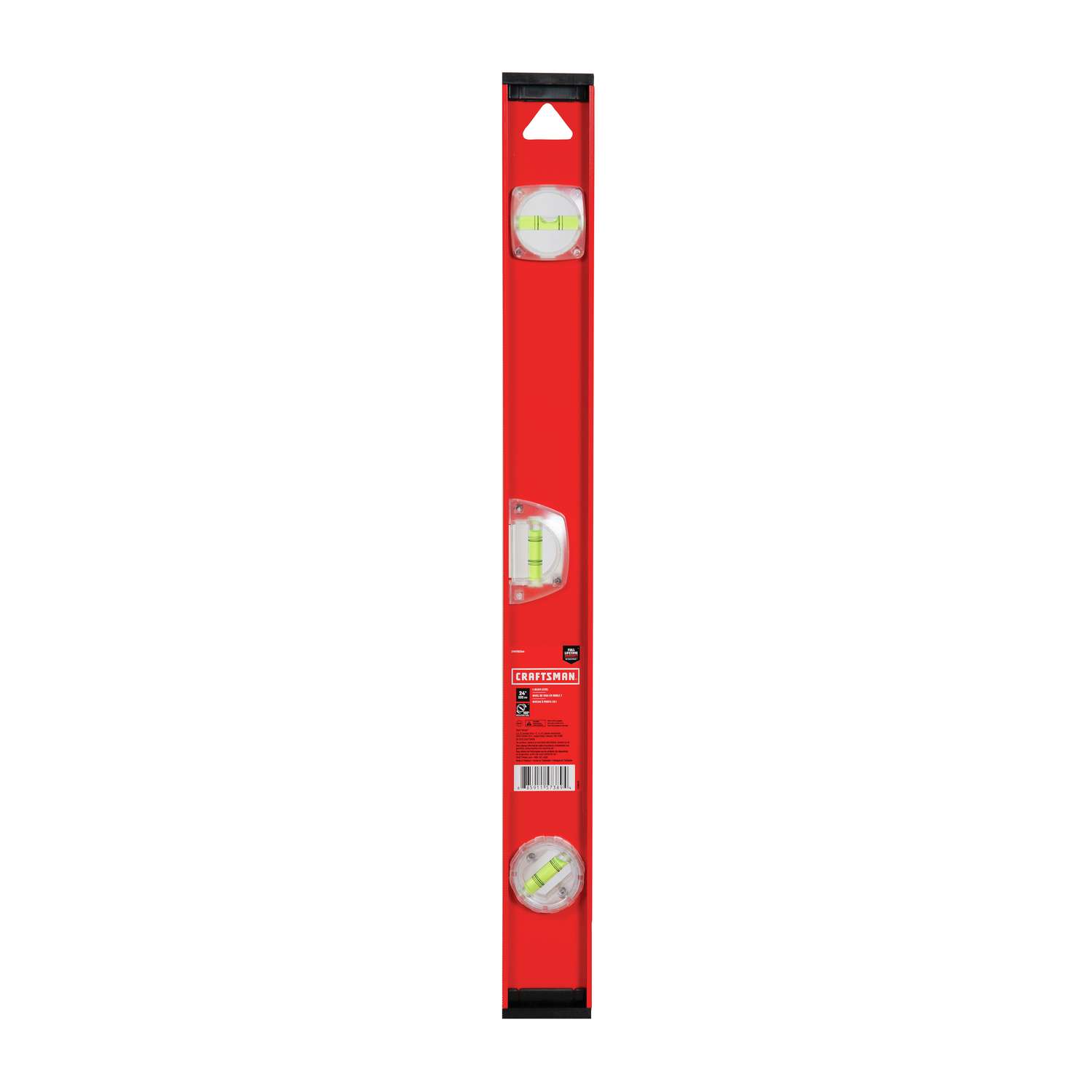 Craftsman 24 in. Aluminum I-Beam Level with 3 Vials Craftsman 24 in. Aluminum I-Beam Level with 3 Vials