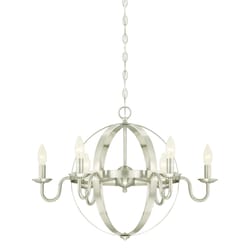 Westinghouse Brixton Brushed Nickel Gray 6 lights Chandelier