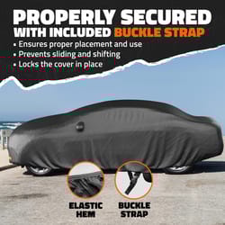 Mockins Black Car Cover 1 pk