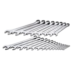 SK Professional Tools 12 Point SAE Combination Wrench Set 23 pc