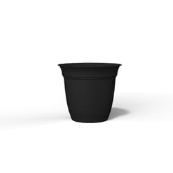 HC Companies Eclipse 5.25 in. H X 6 in. W X 6 in. D X 6 in. D Plastic Classic Planter Black