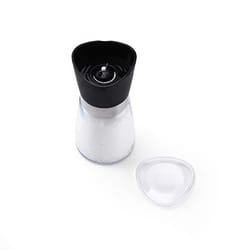 Kamenstein Black Glass Salt Grinder 4 oz