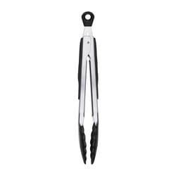 OXO Good Grips Black Stainless Steel Tongs