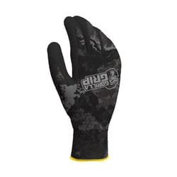 Gorilla Grip One Size Fits All Nylon Tac Black Dipped Gloves