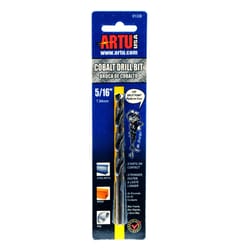 ARTU 5/16 in. X 4-1/2 in. L Cobalt Drill Bit Straight Shank 1 pc