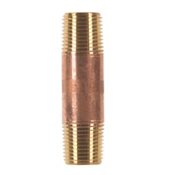 JMF Company 1/2 in. MPT 1/2 in. D MPT Brass Nipple 3 in. L