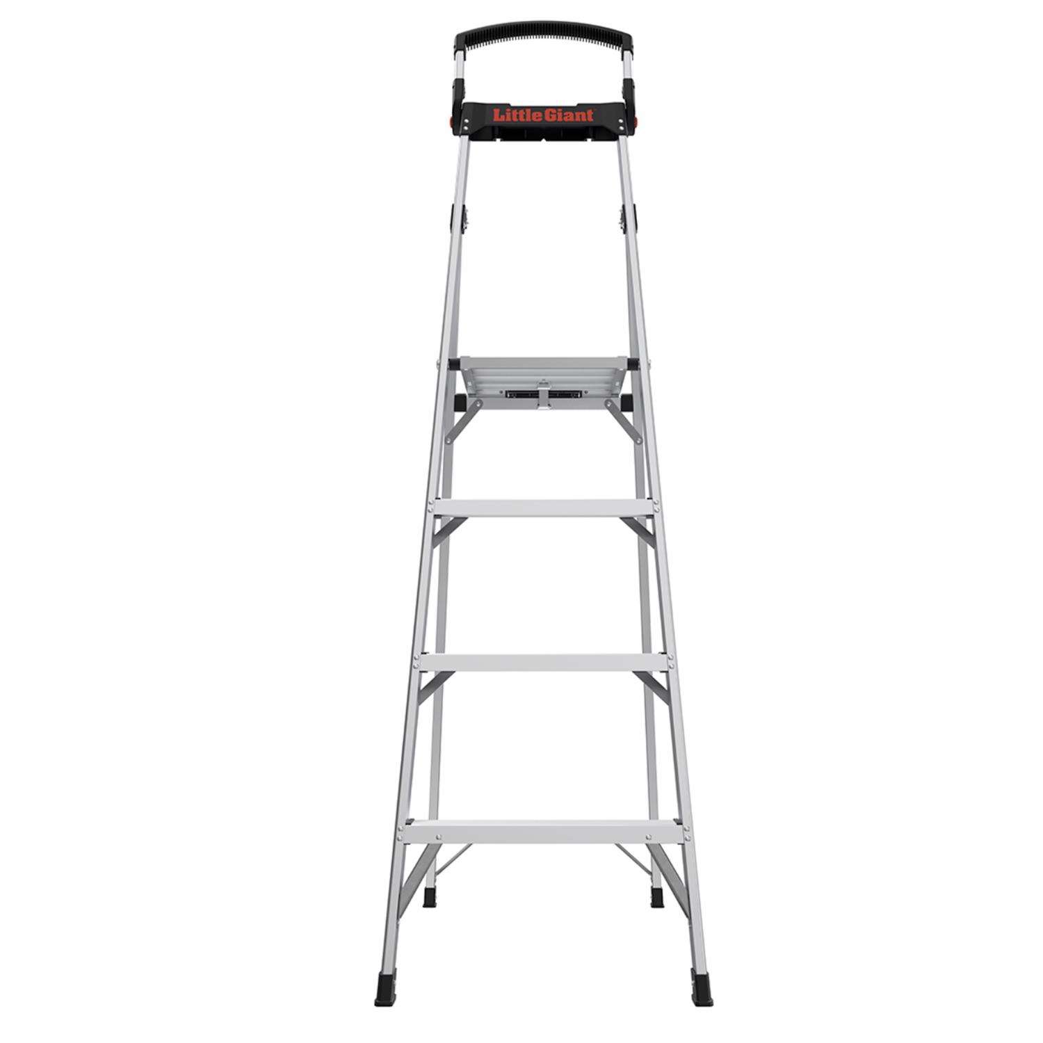 Little Giant Xtra-Lite Plus 6 ft. H Aluminum Step Ladder Type IAA 375 lb. capacity Little Giant Xtra-Lite Plus 6 ft. H Aluminum Step Ladder Type IAA 375 lb. capacity