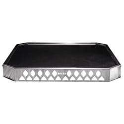 Breeo X Series 30 Stainless Steel Fire Pit Base 4.5 in. H X 30 in. W X 30 in. D